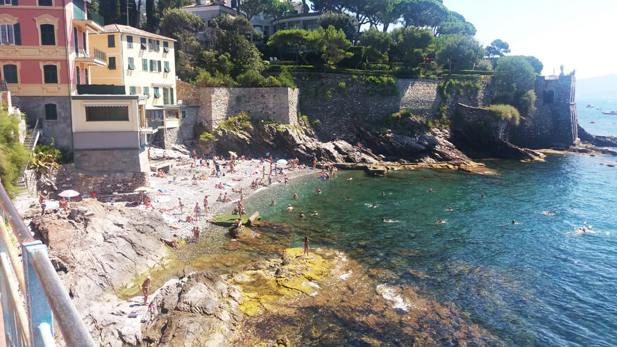 Genova Nervi Beach