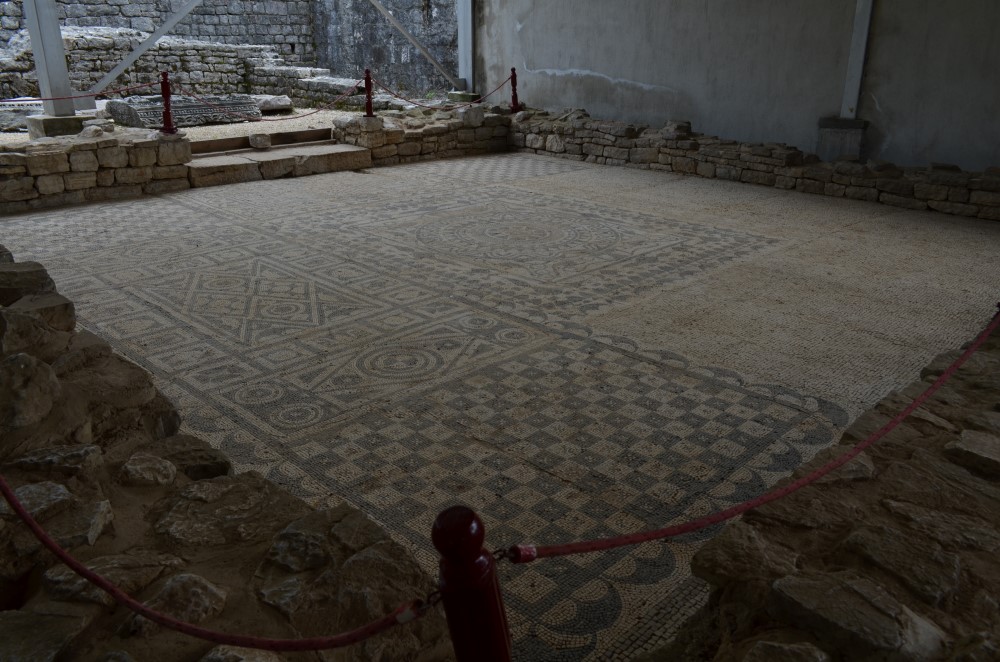 Roman Mosaics in Risan, Montenegro